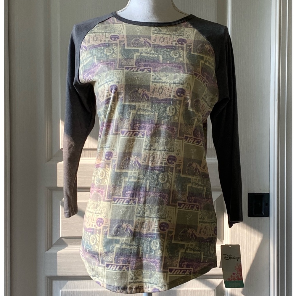 NWT, Lularoe Nightmare Before Christmas Jack Skellington Randy Tee. S Halloween